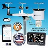 Ambient Weather WS-2902A inteligentna stacja pogodowa WiFi ze zdalnym monitorowaniem i alarmami