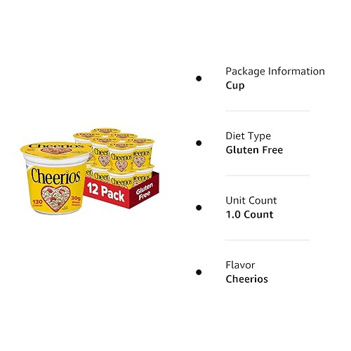 Miniatura 9 de Pote de cereales Cheerios sin gluten 13onzas paquete de 12 unidades