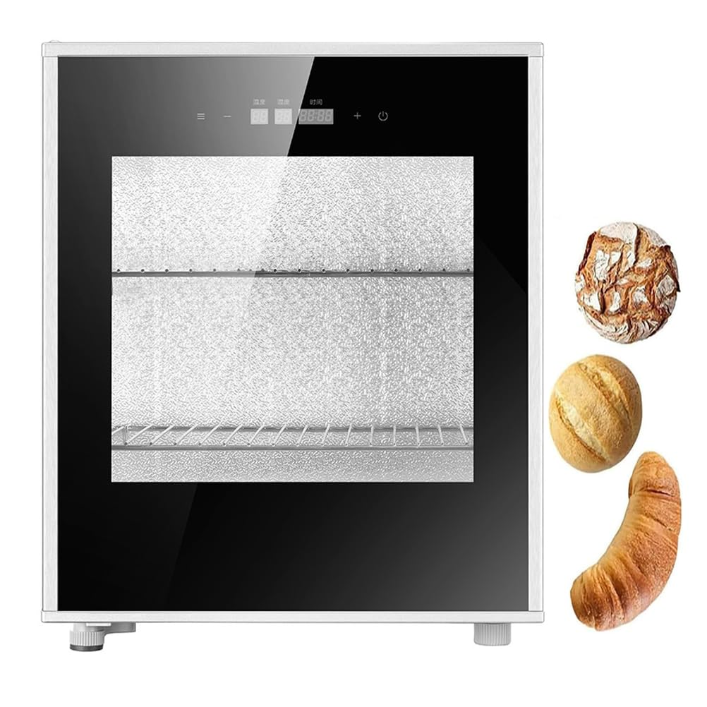 Fermentadora Eléctrica De Masa, Caja De Fermentación De Pan Casera De 40 L con Control De Temperatura, Tiempo Y Humedad Ajustables para Una Fermentación Uniforme