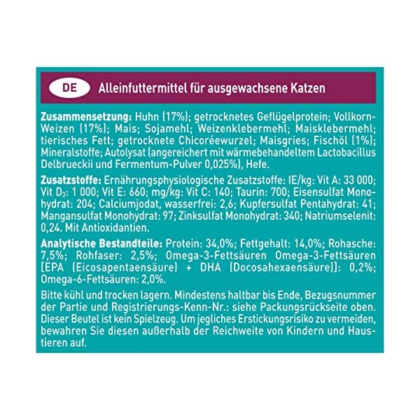 PURINA ONE BIFENSIS Urinary Care Katzentrockenfutter: reich an Huhn & Weizen, für gesunde Harnwege, Nieren, Haut, schönes Fell, 6er Pack (6 x 1.5 kg) – Bild 9