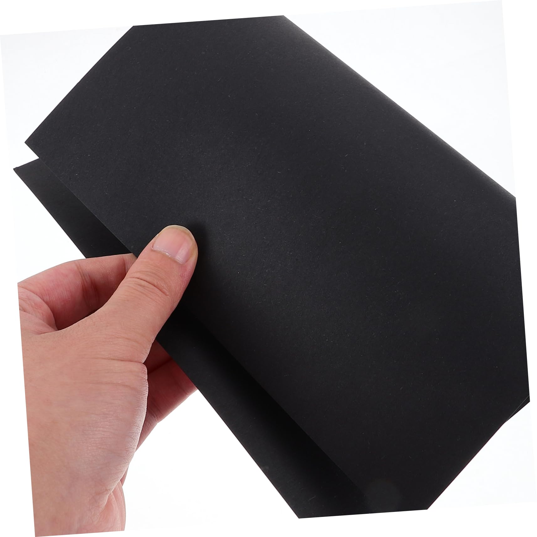 HOMSFOU 100pièces Papier Cartonné Noir à Peindre Fournitures Loisirs Créatifs Et Dessins
