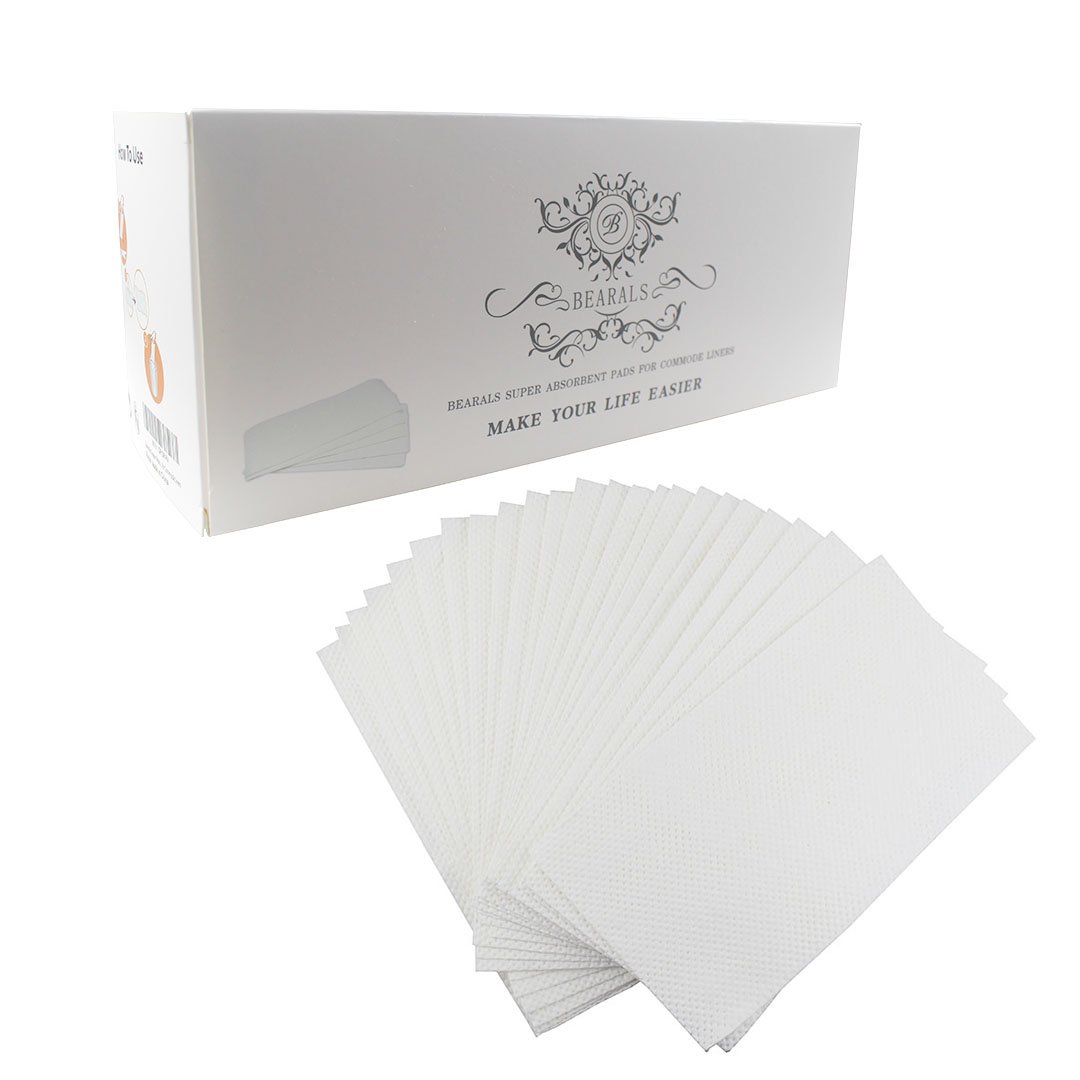 Bearals Super-Absorbent Pads for Commode Liners (80 Count)