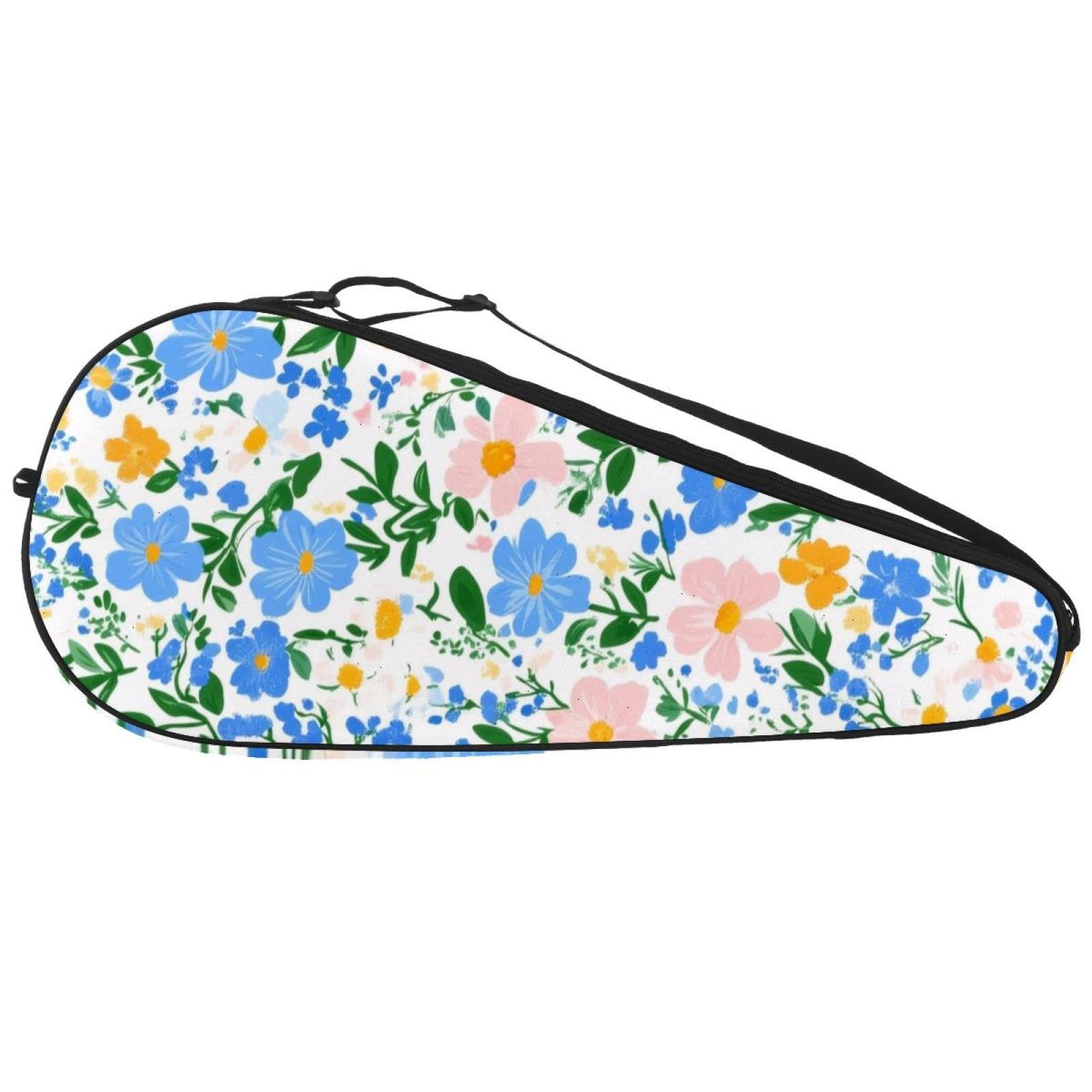 Sketch Set Clovers San Patrizio Racchetta Da Tennis Borsa Copertura Borsa Leggera con Tracolla Regolabile