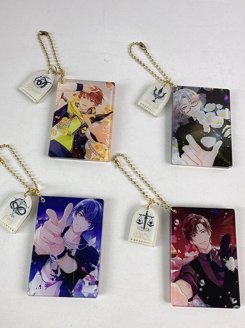 未定事件簿 ジュエルアクリルストラップ左京静真水無瀬夏彦森月黎和泉景