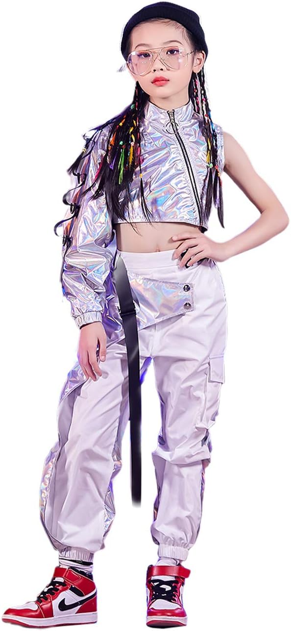 白 黒 セットアップ 女の子 ショットトップス 半袖 キッズ ヒップホップ トップス 紫色 韓国 ダンス衣装 ショットスカート 応援服 へそ出 白 黒 セットアップ 女の子 ショットトップス 半袖 キッズ ヒップホップ トップス 紫色 韓国 ダンス衣装 ショットスカート 応援服 へそ出