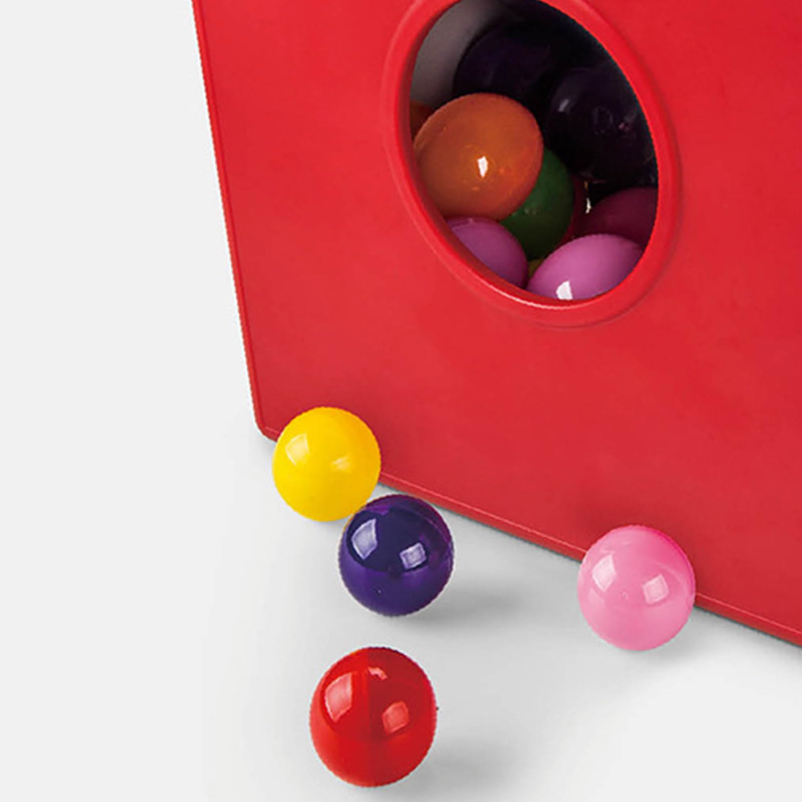 Contenitore per estrazione premi, 200 palline multicolori, ideale per matrimoni, feste aziendali e familiari, anniversari, feste e attività