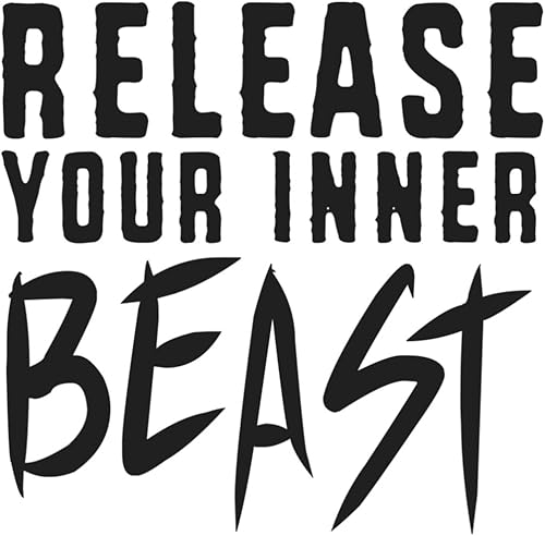 Miniatura 4 de ArogGeld Calcomanías de vinilo inspiradoras para el gimnasio de 20 x 20 pulgadas, calcomanías de vinilo para gimnasio, calcomanías de vinilo