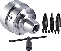 Vista 11 de Accusize Industrial Tools Portabrocas 5C 5'' con montaje integral D1-4 Camlock, perno de 5/8 pulgadas, 0269-0014