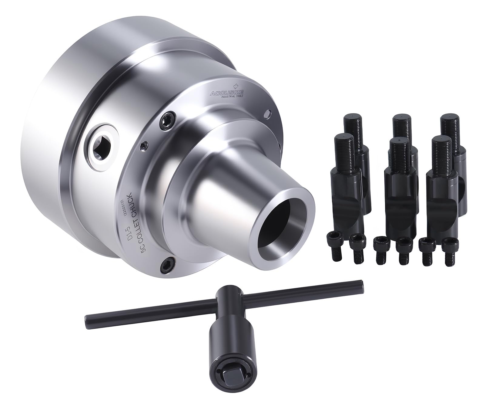 C　5点 Accusize Industrial Tools 5-1/2'' 5C Collet Chuck with Integral D1