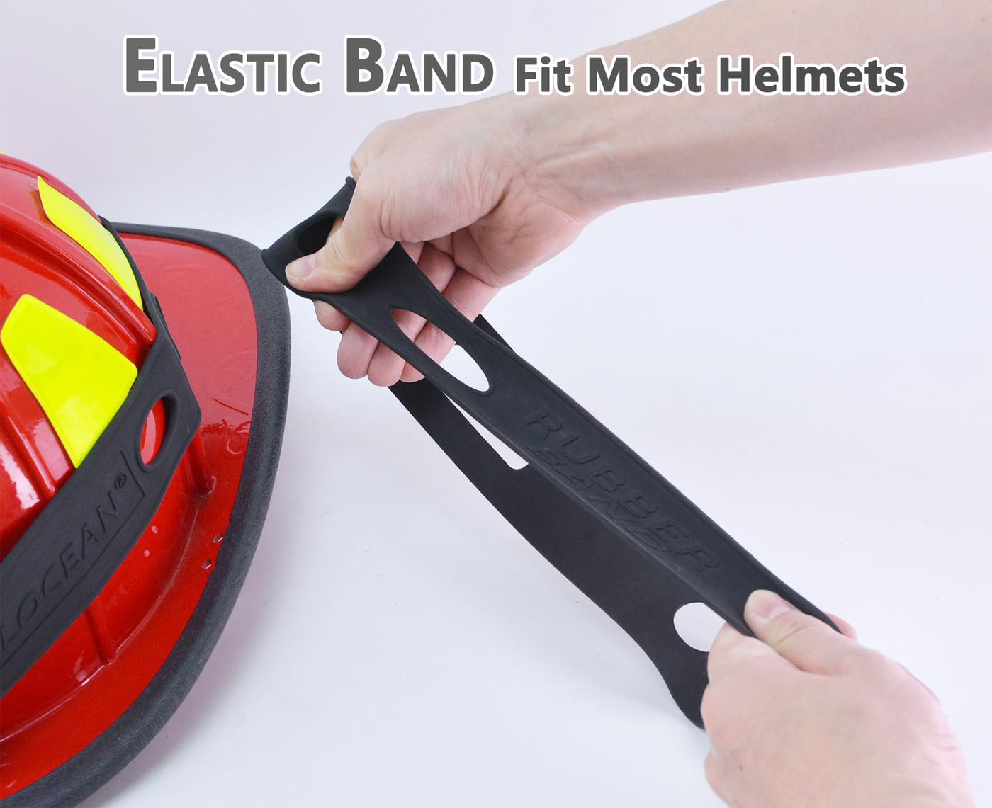 bike helmet rubber band 2 Pack Firefighter Straps, Thickened Firefighter Helmet to Hold Flashlight and Firefighting Accessories, Durable and Elastic to Fit for Most Fire Helmets or Hard Hats, Black Model:SEABG66XH-DDL 17-inch, 18-in Gaming Laptop collection_auto-bestsellers When not in use