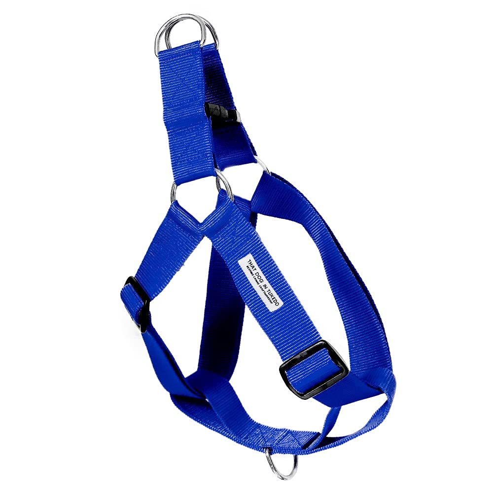 That Dog In Tuxedo Easy Walk Step-in Dog Harness - Blue (Size L)
