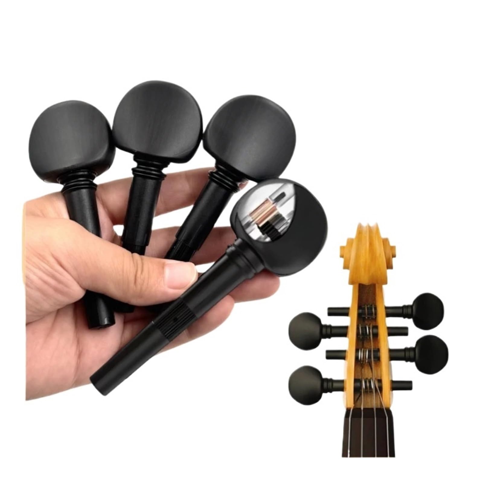 Clavijas For Violonchelo 4/4 3/4 1/2 1/4 Piezas | Clavijas de violonchelo con engranajes for tamaños 4/4 3/4 1/2 1/4 for afinar cuerdas