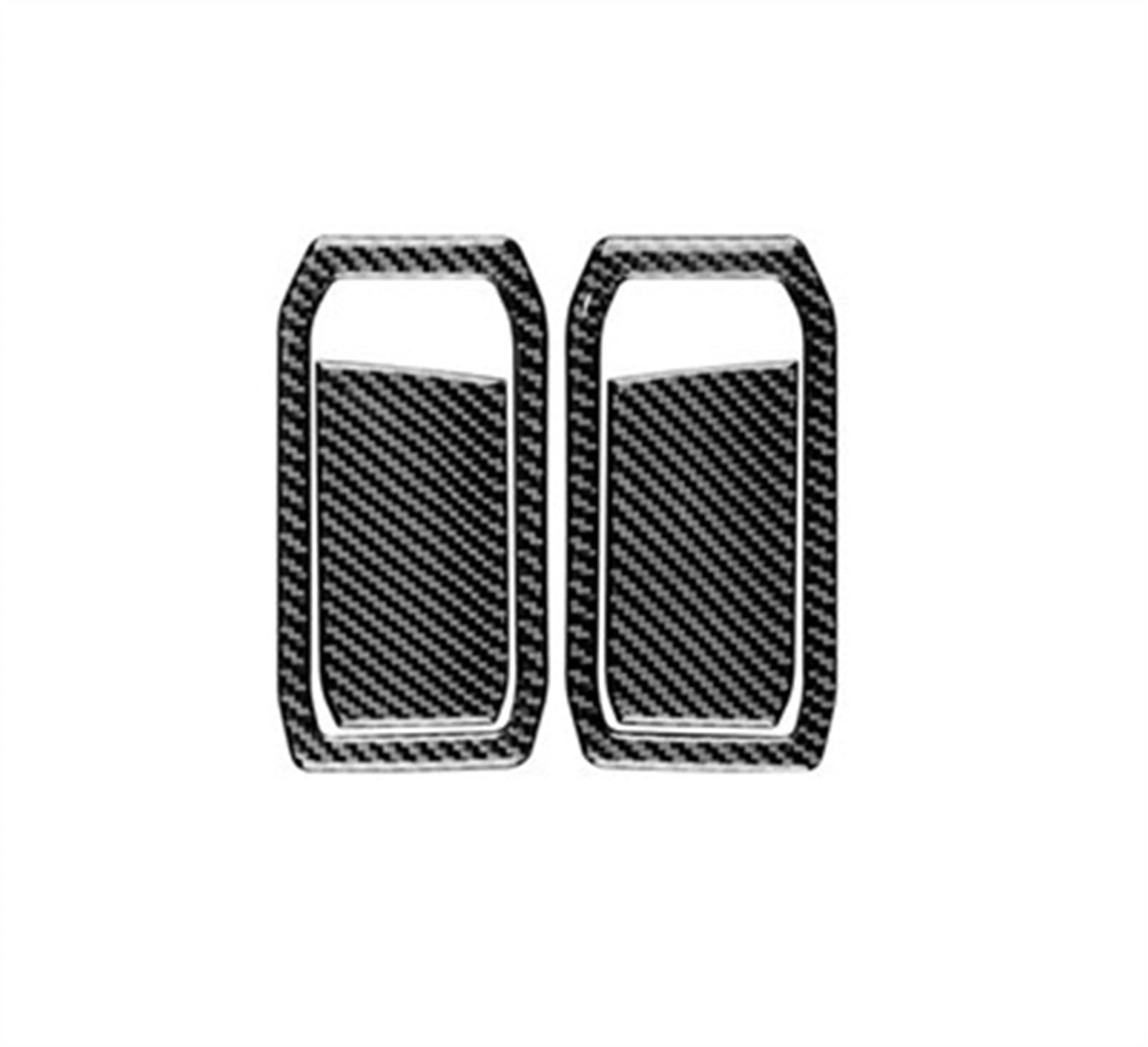 Car Interior Accessories Modification Seat Rear Handle Frame Trim Sticker for Subaru BRZ 2021 2022 2023 2024 Anti-dust(Black)