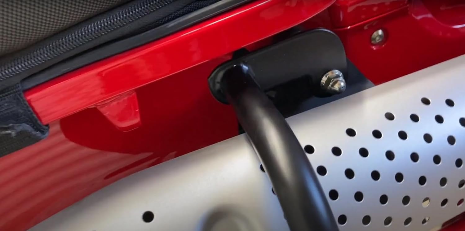 Black Exhaust Crash Bar Guard Protector Compatible with 2019-current CT125 Trail 125 Hunter Cub