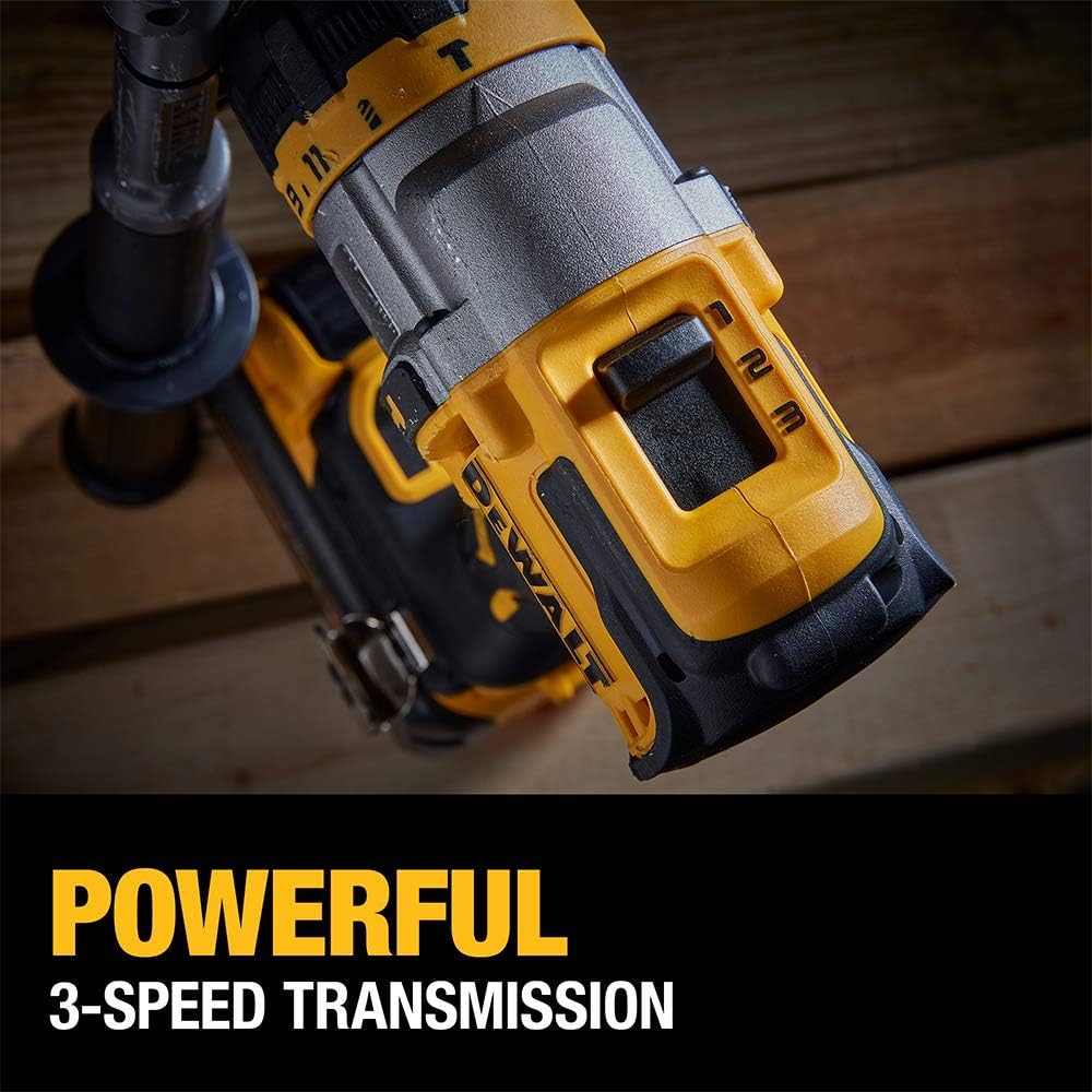 Amazon.com: DEWALT DCD999B 20V MAX 1/2 pulg. Taladro de martillo  inalámbrico sin escobillas con ventaja FLEXVOLT (solo herramienta)  (renovado) : Herramientas y Mejoras del Hogar