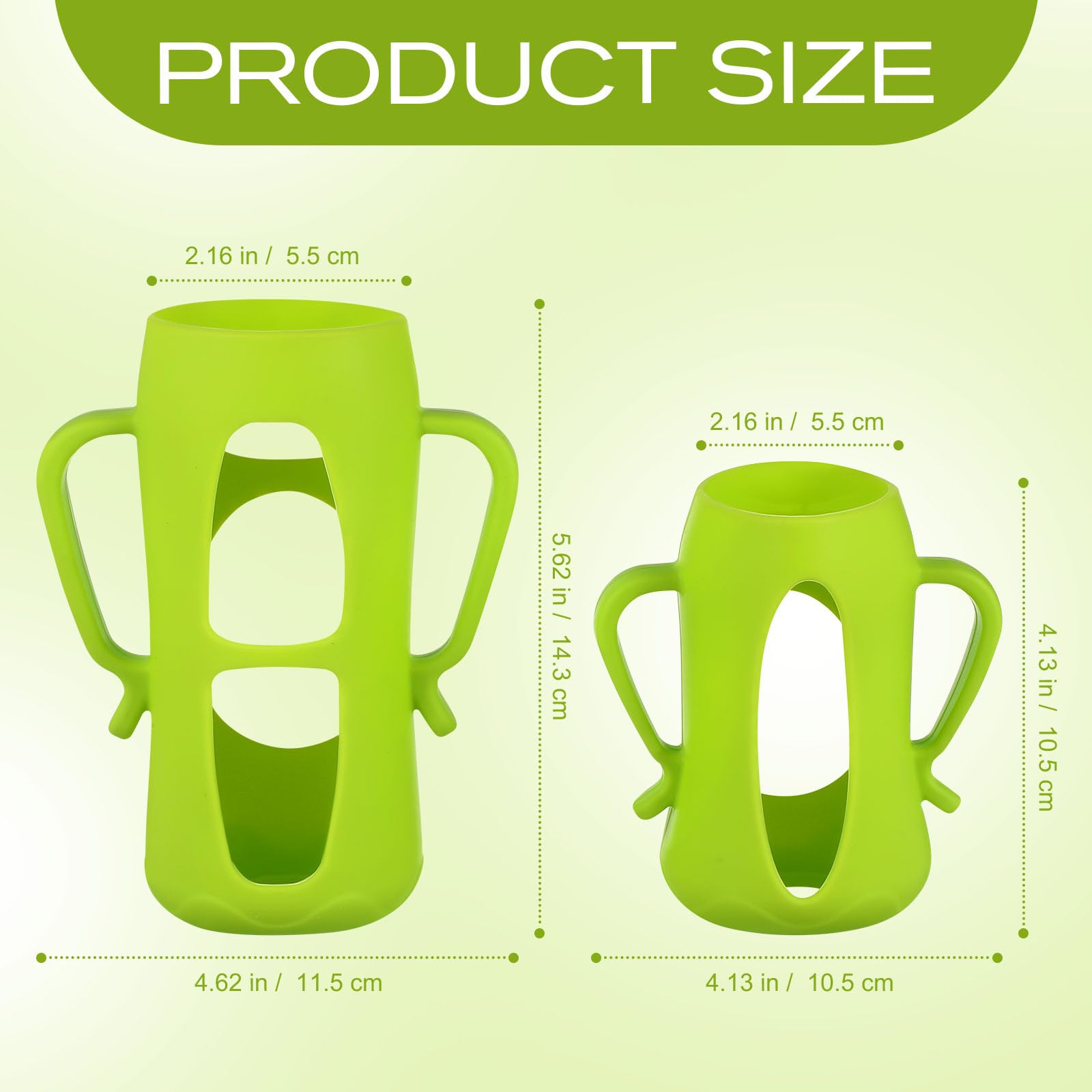 Toyvian 2 pezzi di copertura anti-goccia per bottiglie di per neonati in silicone per neonati bottiglie per