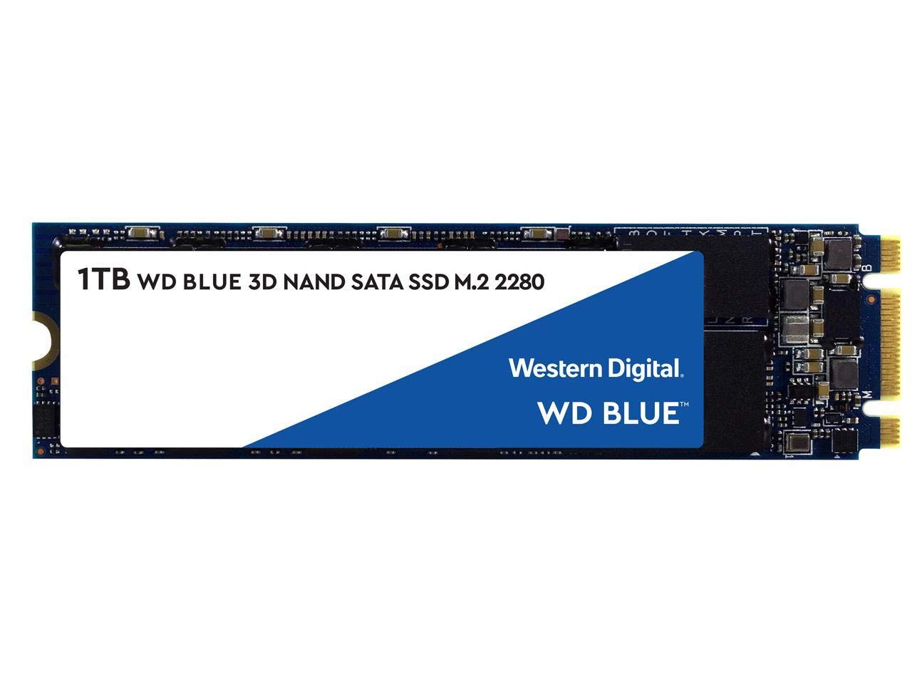 Western Digital WD Blue M.2 2TB, Up to 560MB/s, 2.5 Inch/7 mm, 5Y Warranty, Internal Solid State Drive (SSD) (WDS200T2B0B)
