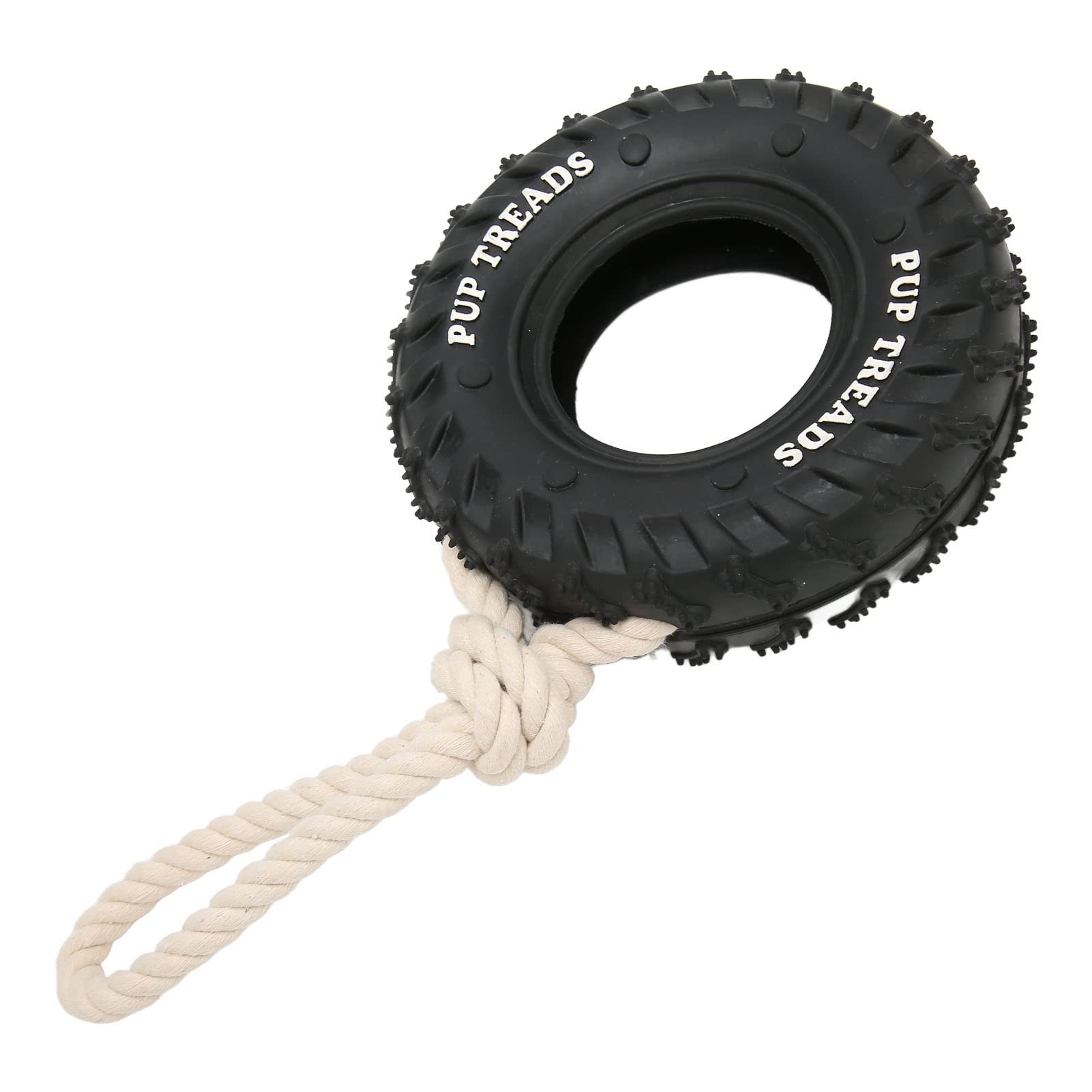 Akozon Masticar Neumáticos para Perros Resistente a Las Mordeduras Dispensador de Golosinas Remolcador Agresivo para Perros con Cuerda para Perros Medianos y Grandes Azul Masticar
