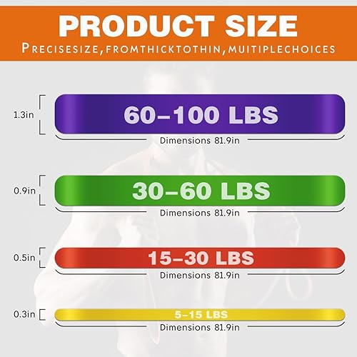 Miniatura 2 de Stretching Assist Band, Resistance Band, Portable Exercise, Muscle Training, Physical Therapy, Unisex Heavy Duty Resistance Stretching Ring Band for