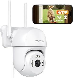 TOPCONY Indoor Security Camera 録画可能 カメラ Amazon.co.jp: 【4K 800万最高画素・2.4と5GhzWiFi対応・自動