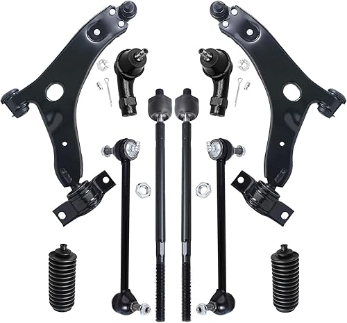 Miniatura 363 de Detroit Axle - Kit de suspensión frontal de 10 piezas para Ford Ranger Mazda B2300 B2500 B3000 B4000, 2 brazos de control superiores, 2 rótulas