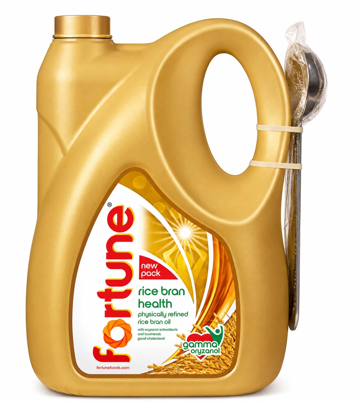 Fortune Rice Bran Health Oil, Cooking Oil for Healthier Heart, 5l Jar
