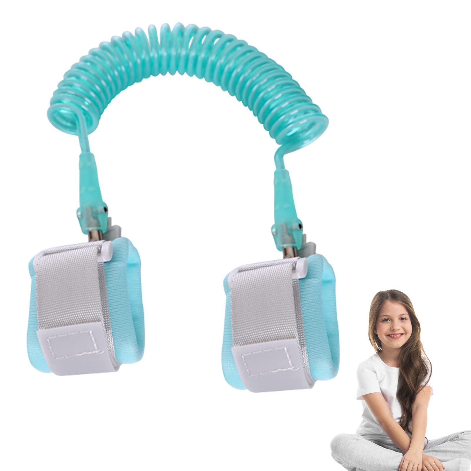 Lien Poignet Anti-Perte Enfant - Ceinture Sécurité Enfant - Bracelet Réglable Fille Garçon - Accessoire Voyage