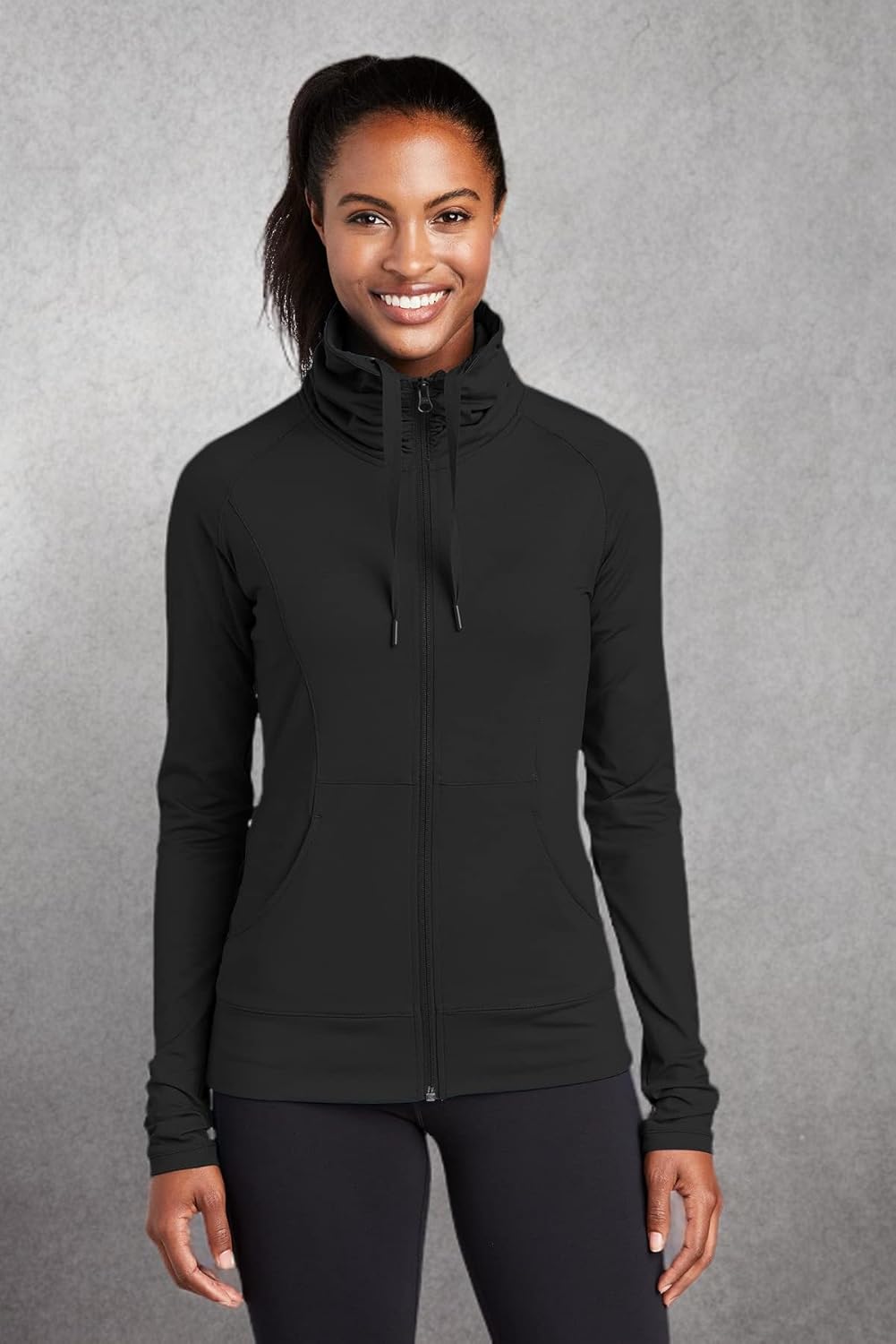 SPORT-TEK Women's Sport Wick Stretch Full Zip Jacket - Image 6