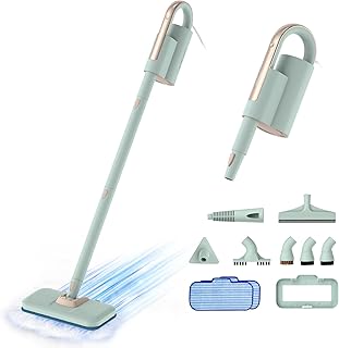 Sponsored Ad - Newbealer Steam Mop & Detachable Handheld Cleaner, 250ml 1200W Powerful Floor Steamer, 3 Adjustable Levels ...