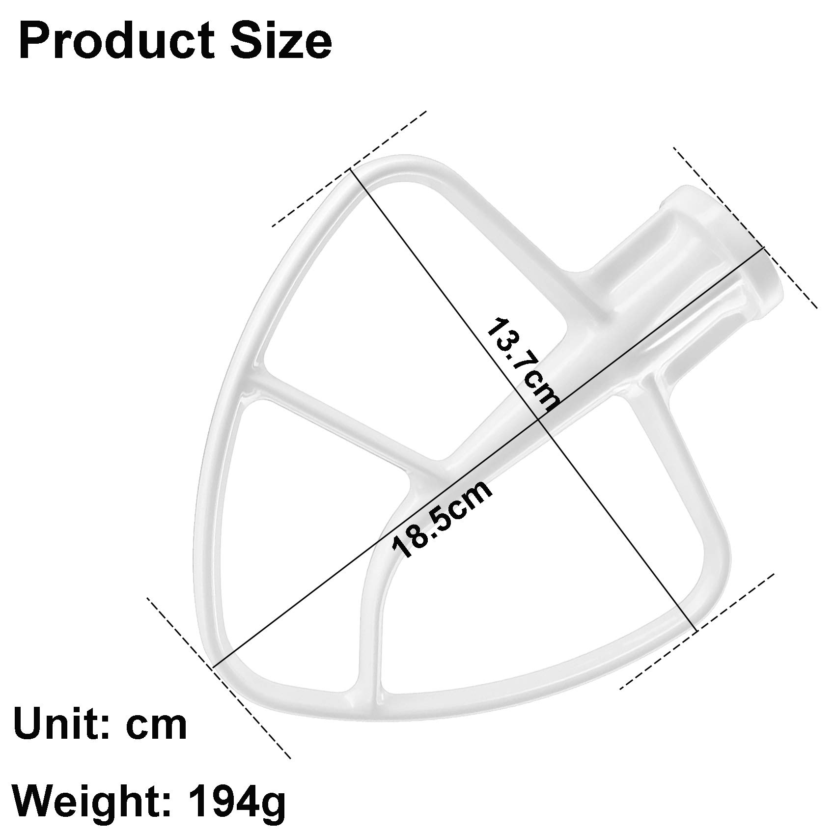 Frusta A Filo Per Impastatrice KitchenAid 5QT - Compatibile Con K5AWW, KSM50, 5K5SSWH, In Acciaio Inox - Foto 13