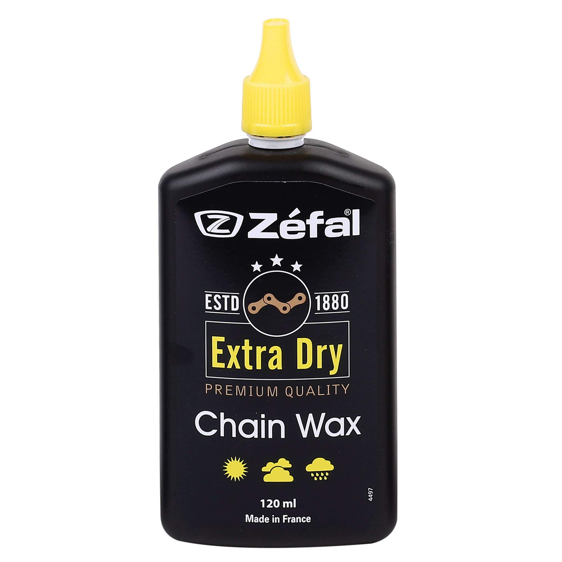 zefal Extra Dry Wax - 125 ml, BLACK, 9612