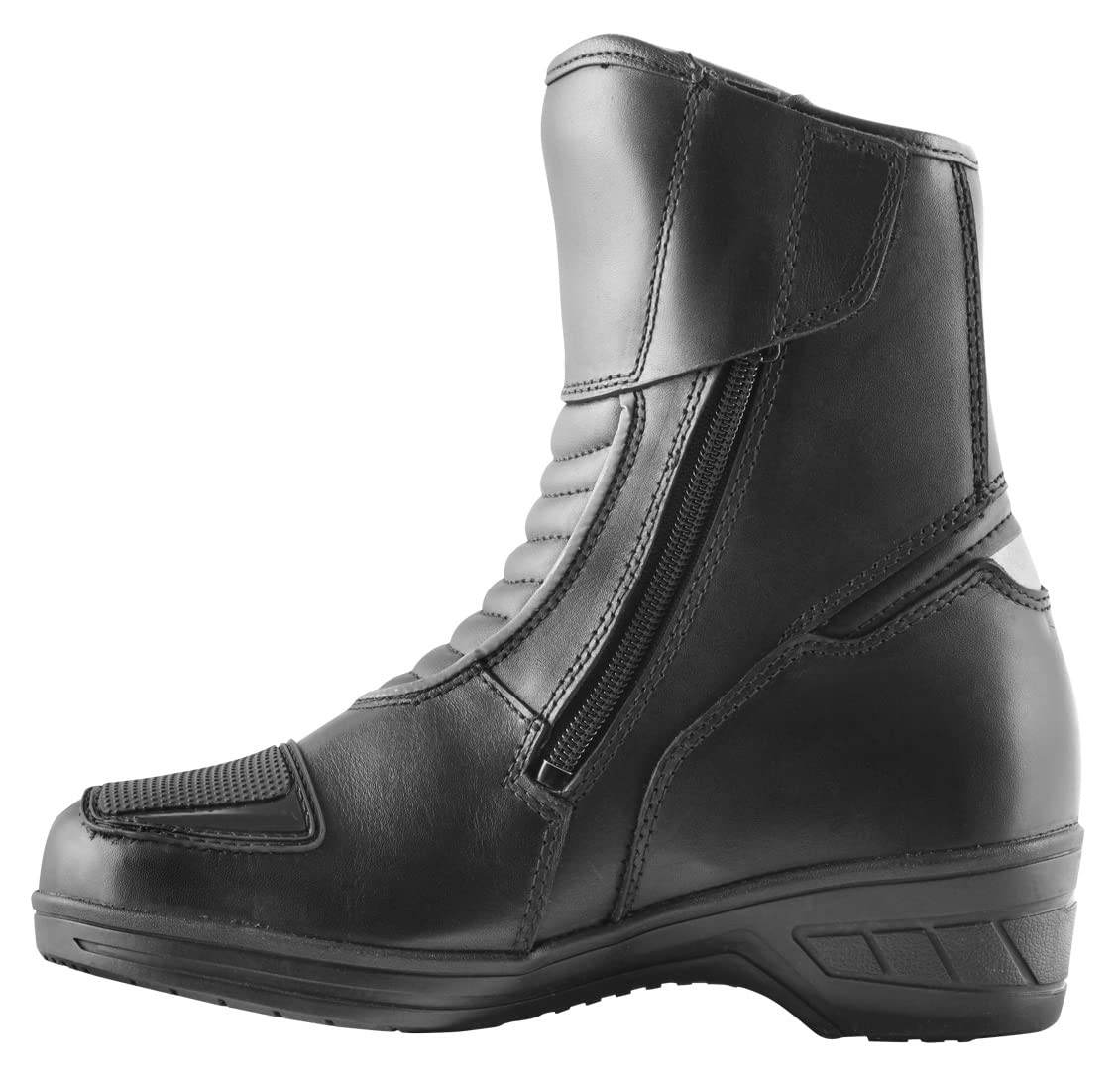 Bogotto Lady Short impermeabile Ladies Motorcycle Boots, nero, 38