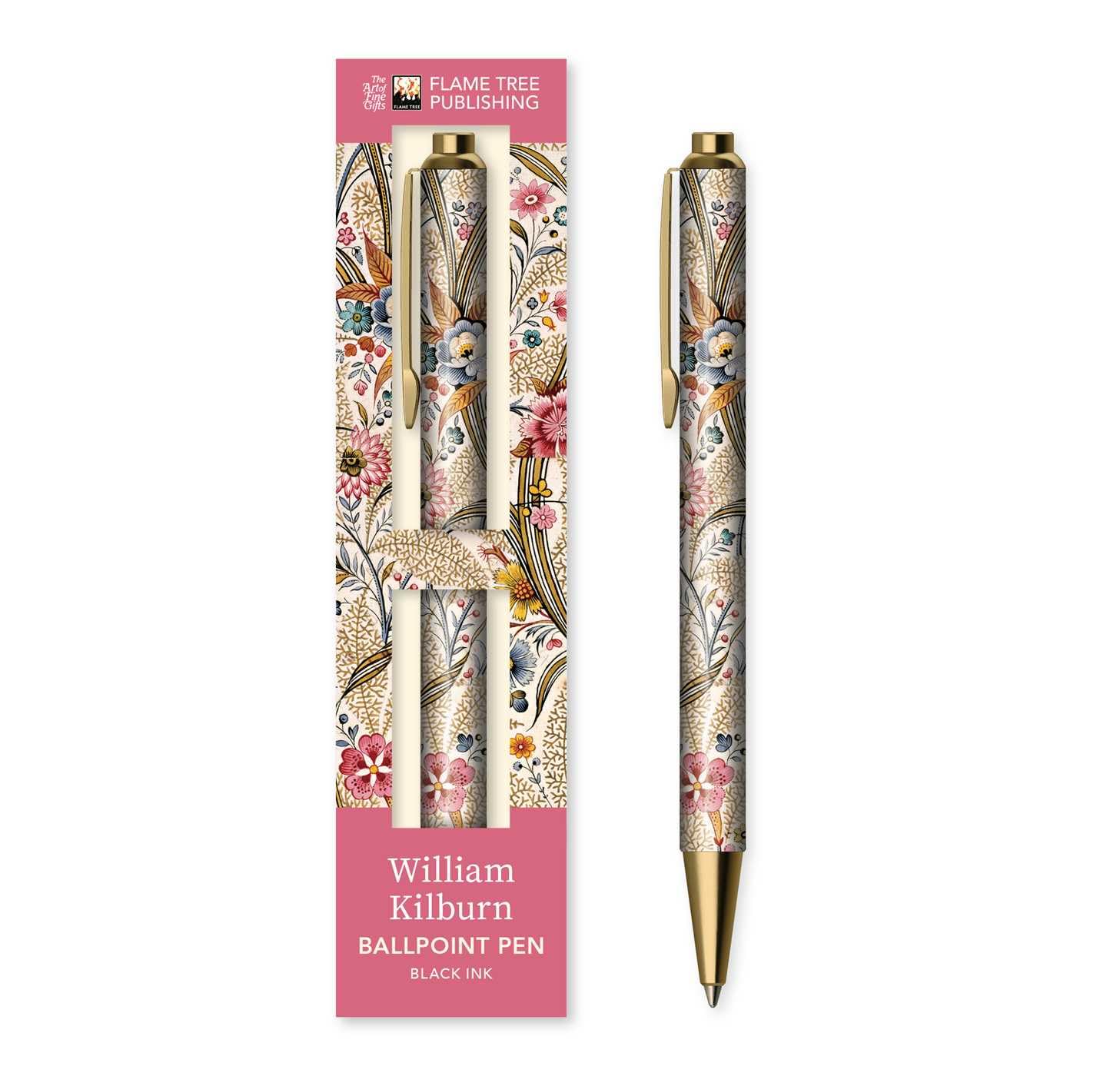 William Kilburn: Marble End Paper Boxed Decorative Ballpoint Pen (Boxed Ballpoint Pens)