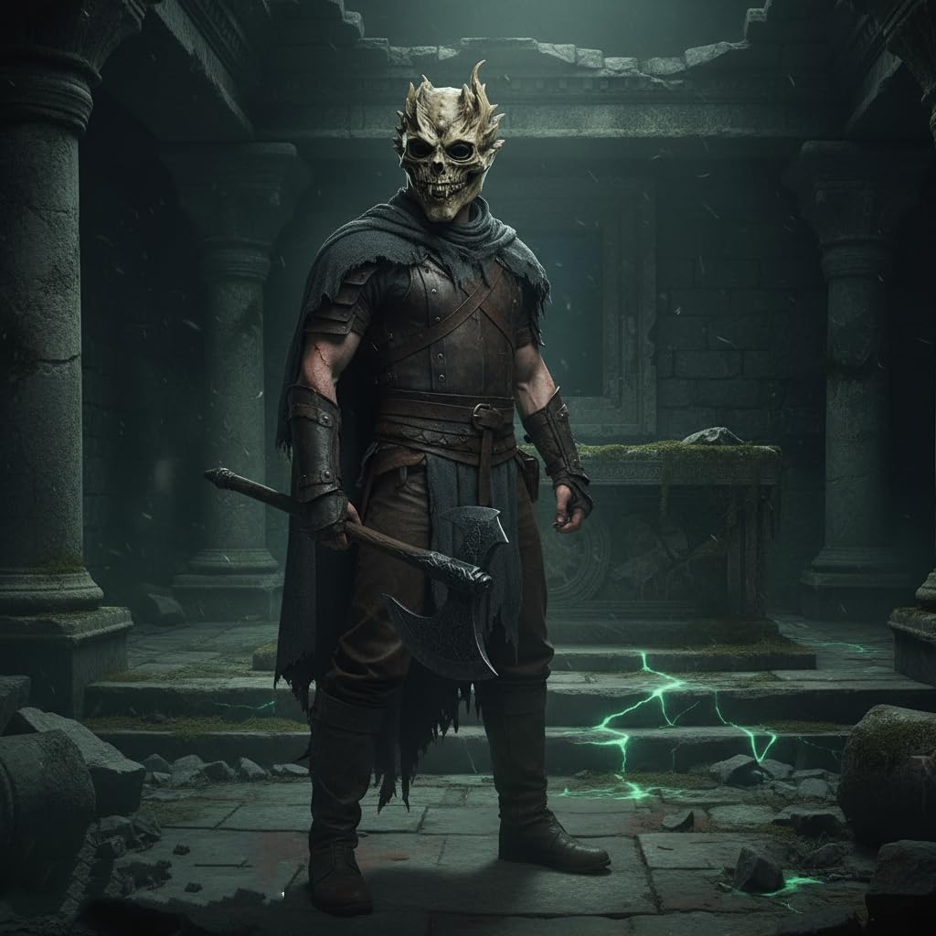 Skull Mask, Full Head Skeleton Mask for Men, Women, Deluxe Latex Helmet, Scary Ghost Masks for Adult Teens, Halloween Horror Cosplay Headgear Dress Up Creepy Costumes Party Props - Image 8