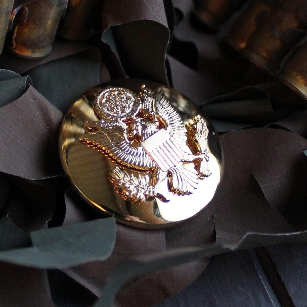 MEDALS OF AMERICA EST. 1976 Army Hat Badge Enlisted Male - Image 8