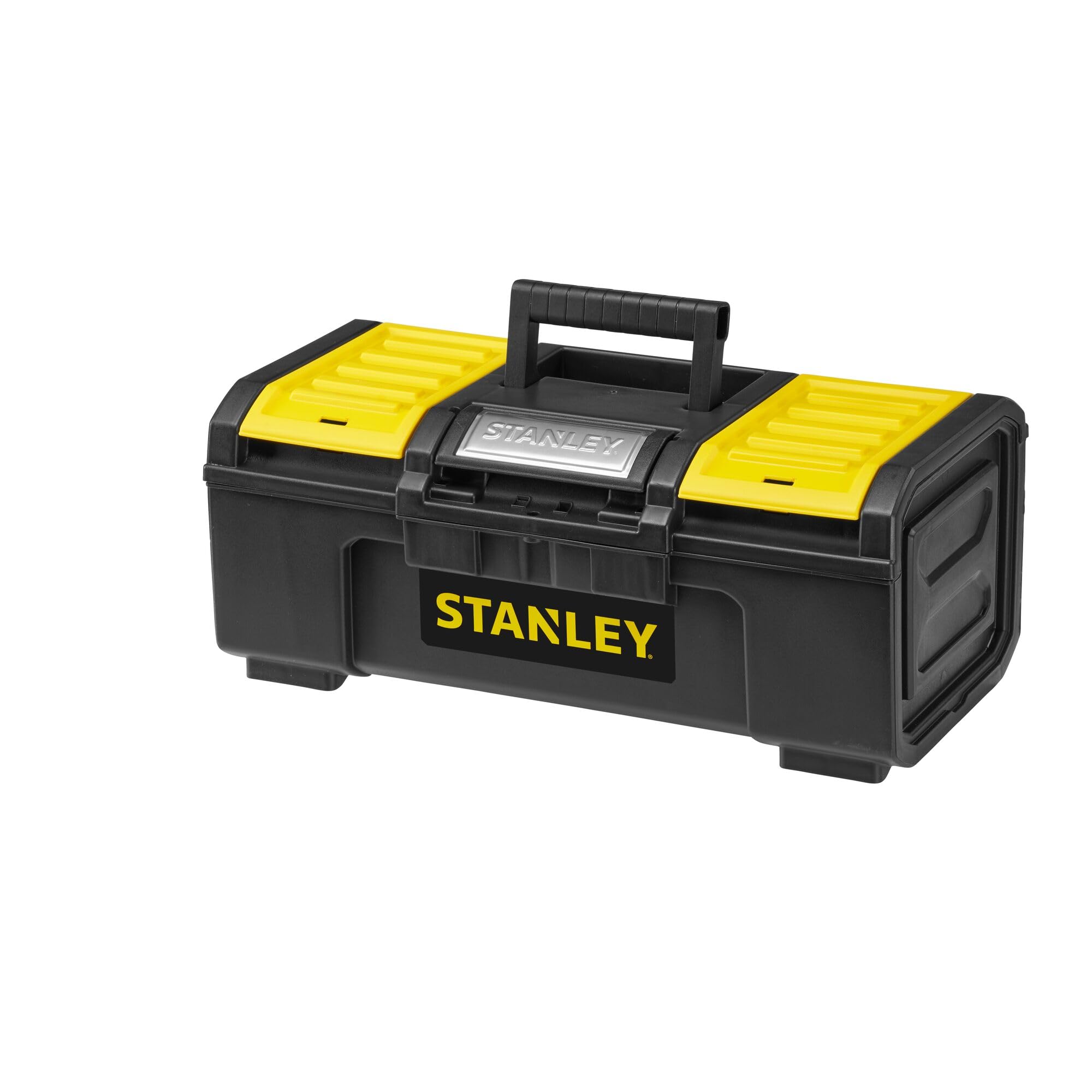STANLEYDIY Toolbox Storage with 1 Touch Latch, 2 Lid Organisers for Small Parts, 16 Inch, 1-79-216