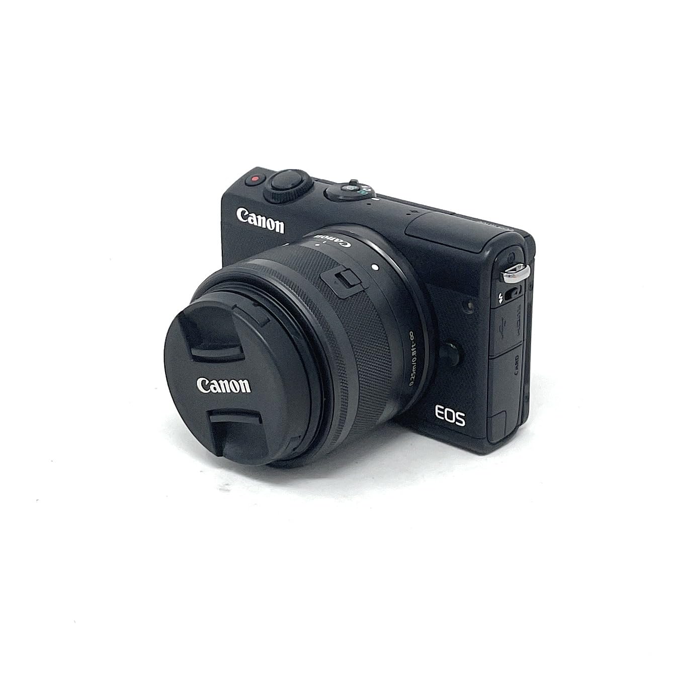 Canon EOS M100 with EF-M 15 - 45 mm lens - Black