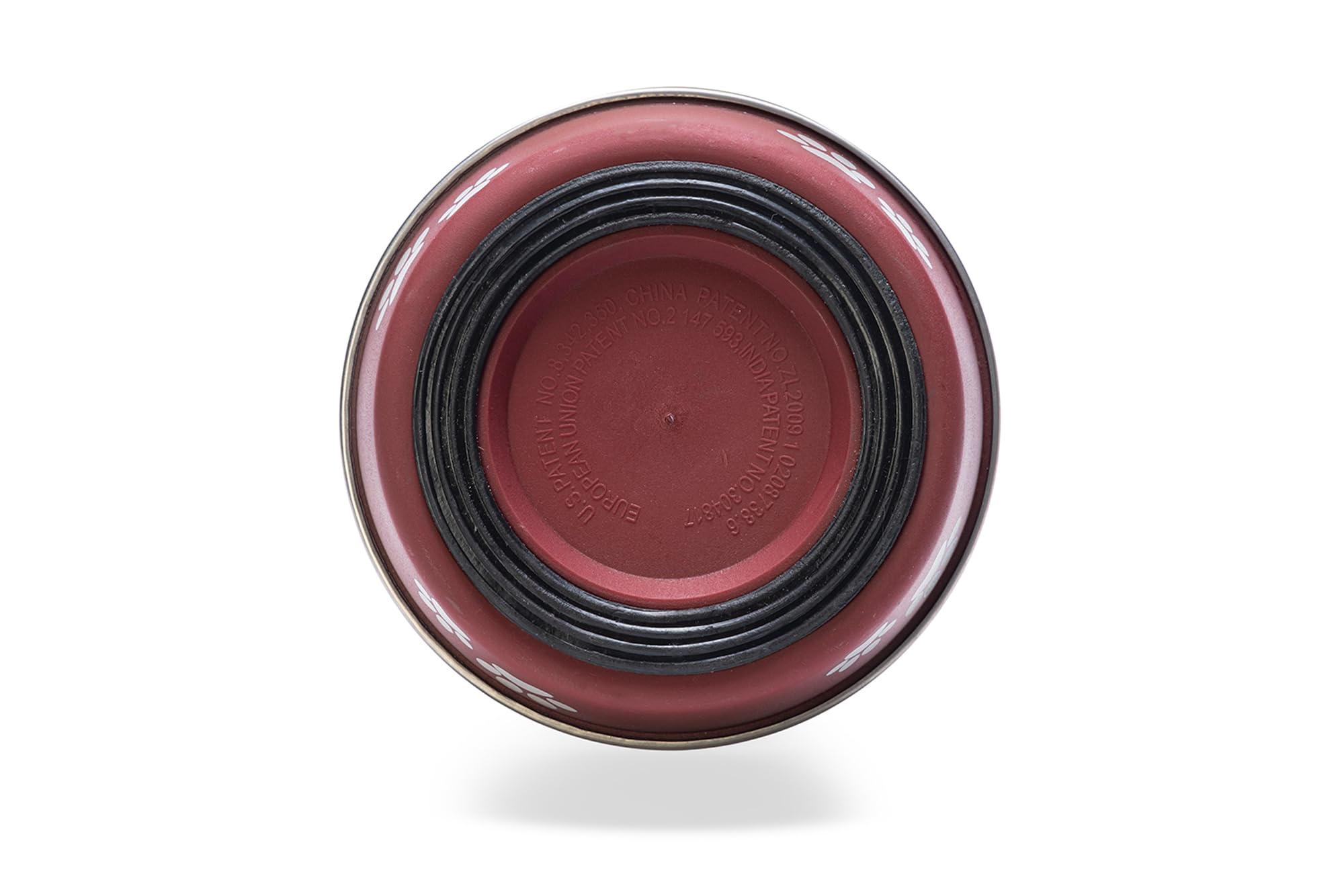 Karlie Ascar Dog Bowls, Stainless Steel, Dark Red, 450 ml, Diameter 12-14 cm, darkred - Image 4