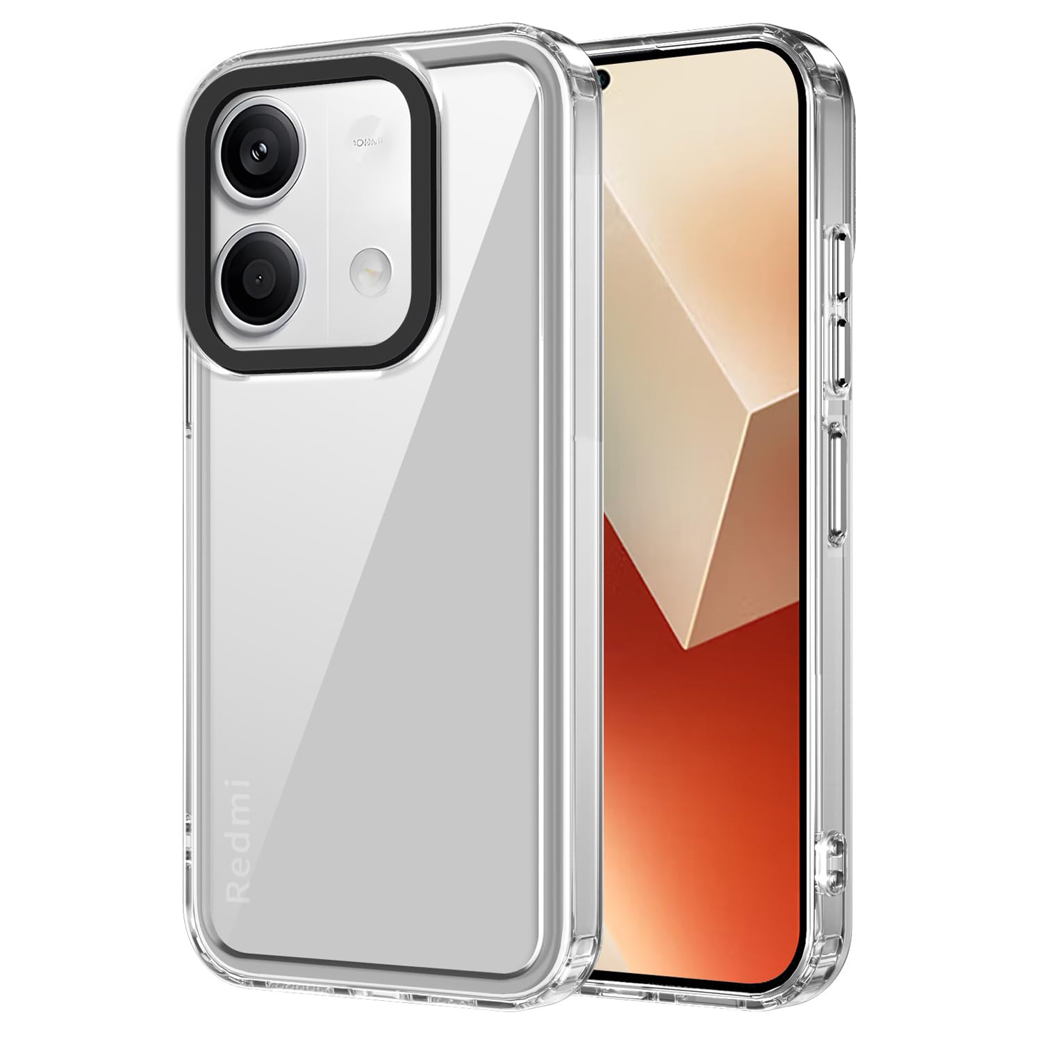 Kapa Warrior Acrylic Clear Back Cover for Redmi Note 13 PRO | Slim Shockproof [Military Grade Protection] Hybrid Bumper Case (Transparent Sides) (B0CNJHTXYG) Amazon Price History, Amazon Price Tracker