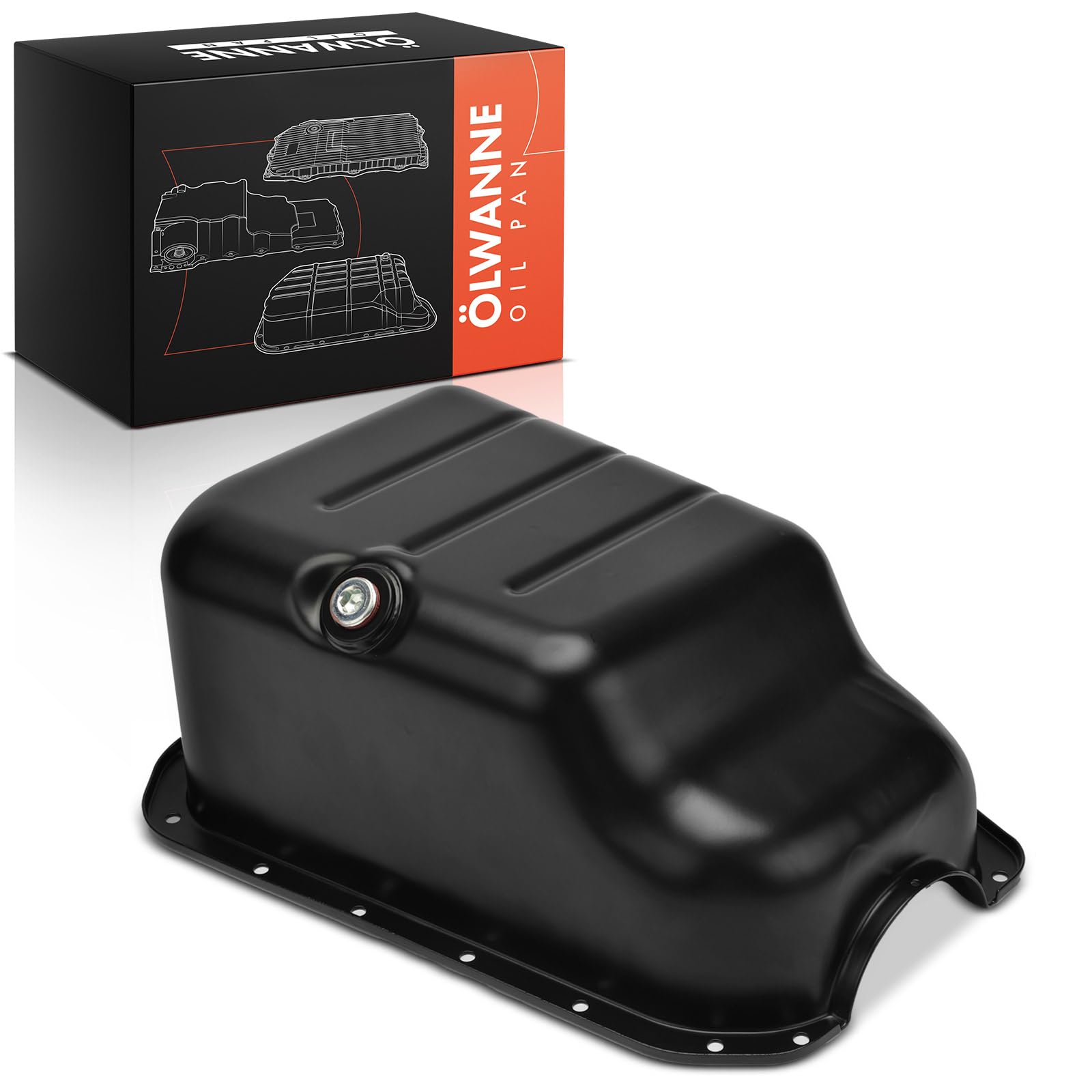 Frankberg Coppa dell'olio 7792191 | Compatibile con Cinquecento 170, Uno 146_, 127 127_, 141A_, Seicento/600 187, Seicento/600 Van 187