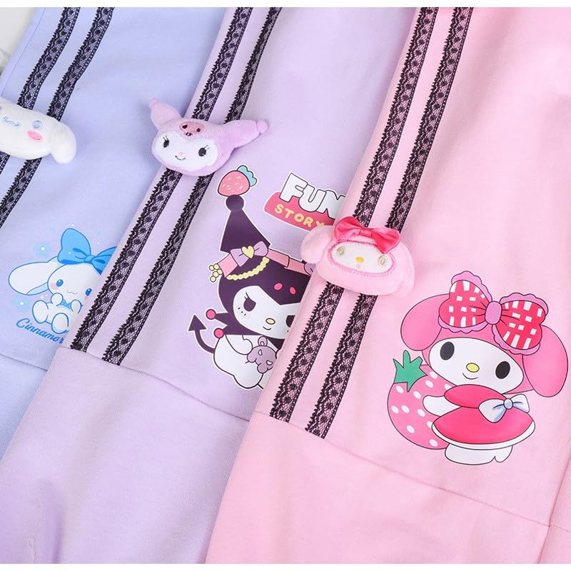 Anime Girls High Waisted Sweatpants Cartoon Plush Doll Active Jogger Pants Athletic Sport Trousers with Pockets3