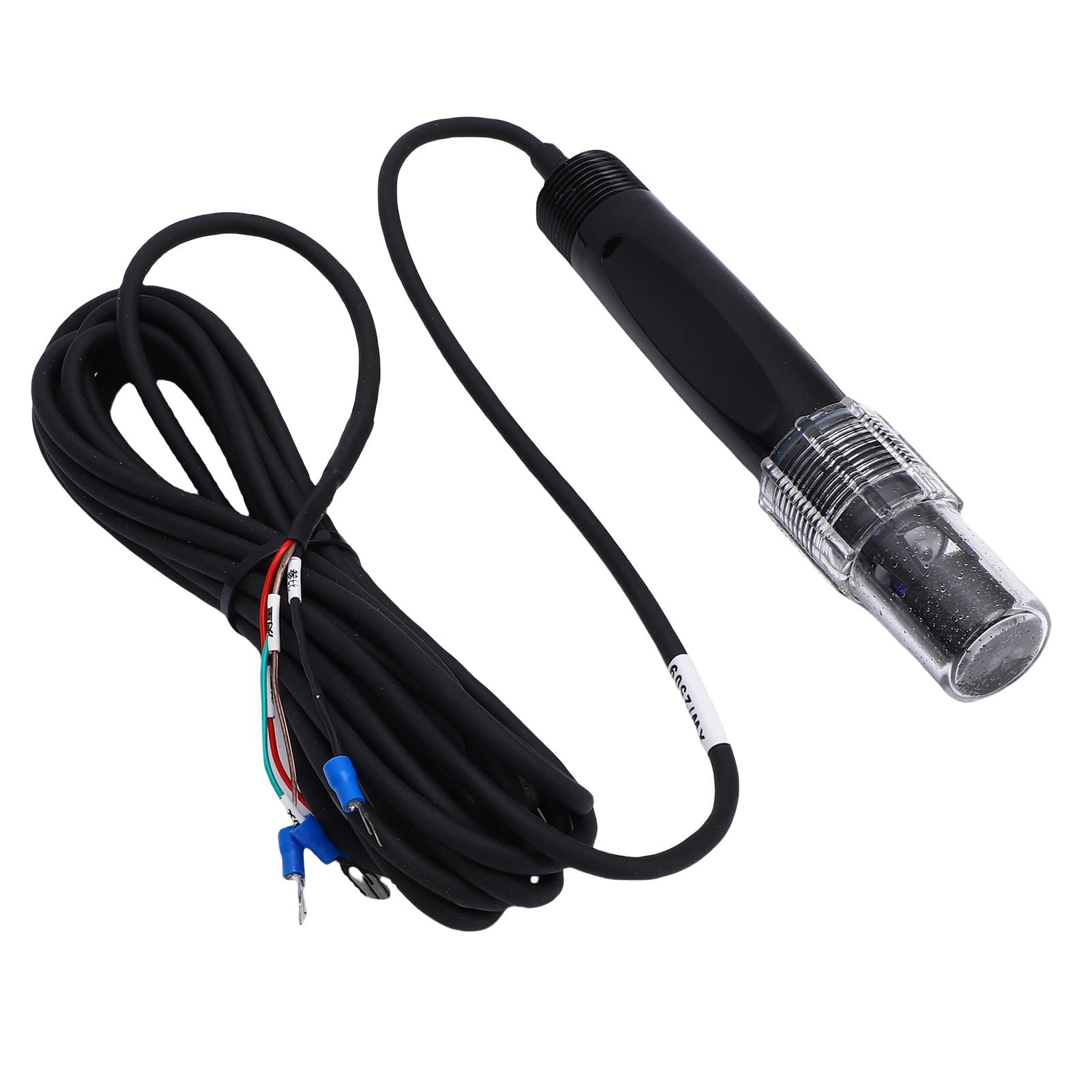 SIXRUN Sonda de Electrodo de PH Industrial Sensor de Alta Precisión con Compensación de Temperatura para Uso en Laboratorio Material ABS 1 Unidad