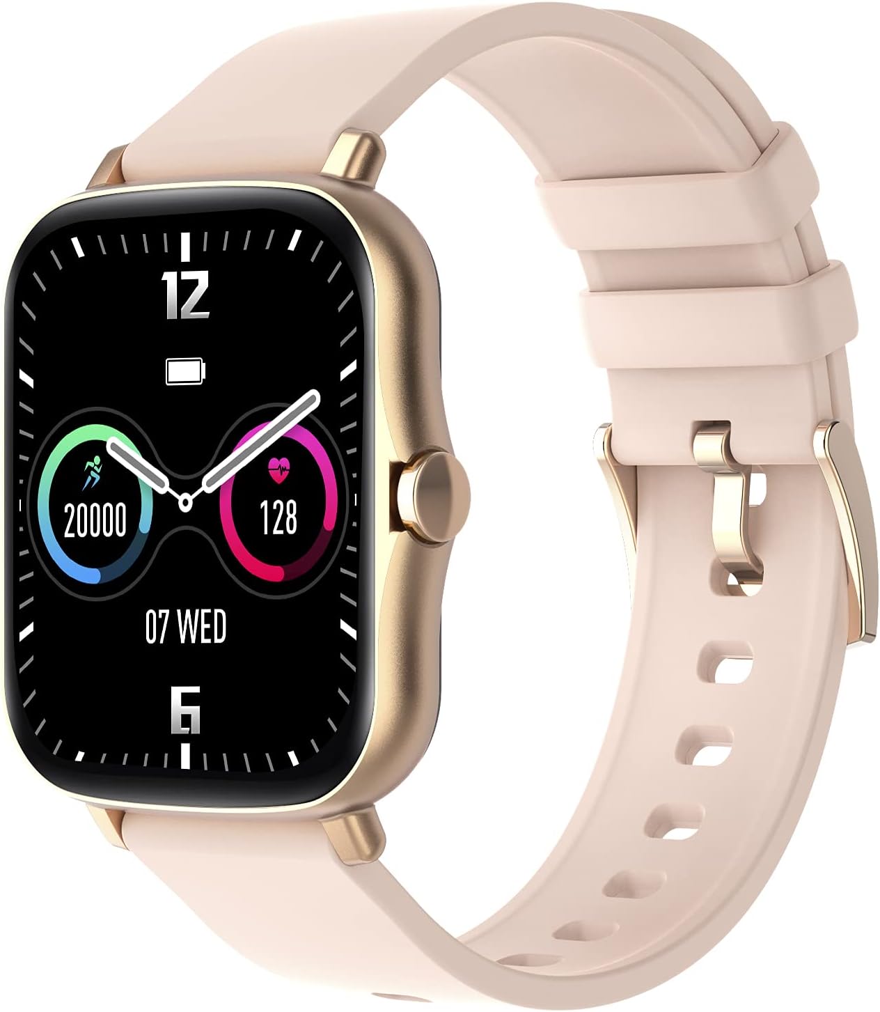 Fire-Boltt Beast Pro Bluetooth Calling 1.69” With Voice Assistance, Local MUSic, Voice Recorder, Spo2 Monitoring, Heart Rate Full Hd Touch Smartwatch With Tws Pairing - Gold