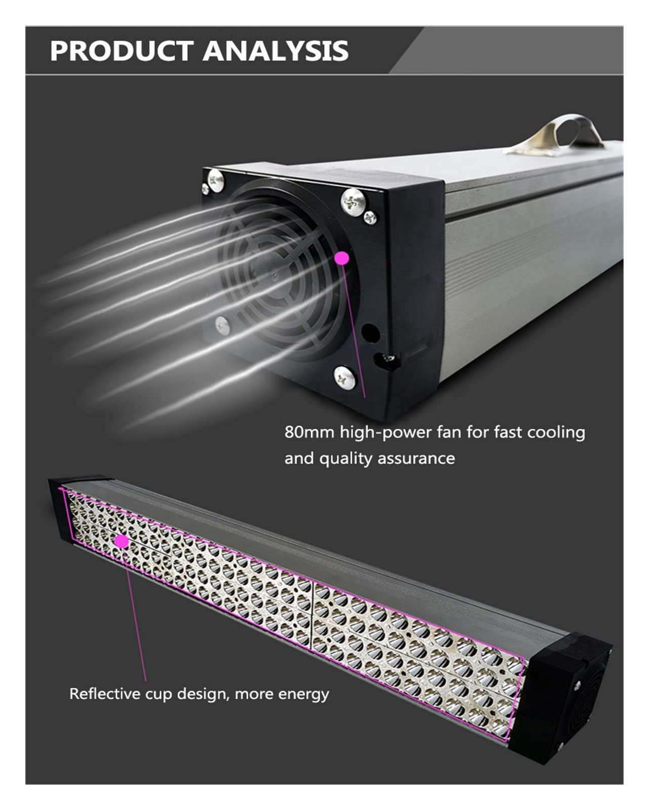 Lampy polimeryzacyjne, 2500W LED przenośna lampa utwardzająca koloid UV głowica drukująca atramentowa drukarka fotograficzna utwardzanie 365nm 395nm 405nm lampa Cob UV Led