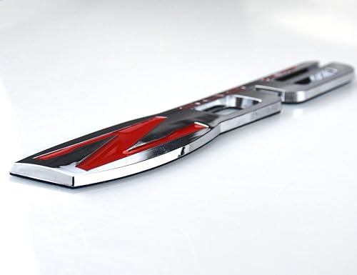 Miniatura 3 de 2 emblemas de Chevy Corvette C6 Z06, insignias 3D de 505 CV de repuesto para Chevrolet Corvette C6 2006-2013 (rojo cromado)