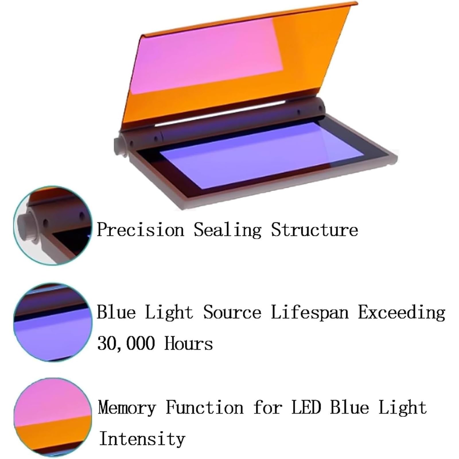 Transilluminatore a luce blu per imaging gel, LED integrato, lunghezza d'onda massima 470 nm, attrezzatura di laboratorio per risultati precisi nella ricerca scientifica