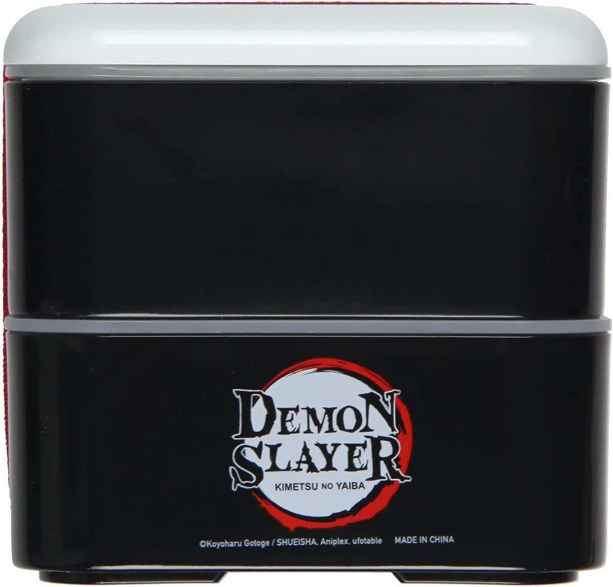 JUST FUNKY Demon Slayer Manga Anime Single Portion Compartment Bento Lunch Box 7"
