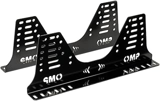 OMP HC/923 High-Performance Steel Seat Bracket (36-Hole Adjustable)