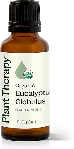 Miniatura 10 de Aceite esencial orgánico de eucalipto certificado por USDA 100% puro, sin diluir, de grado terapéutico., Transparente Albahaca,Bergamota,Madera de