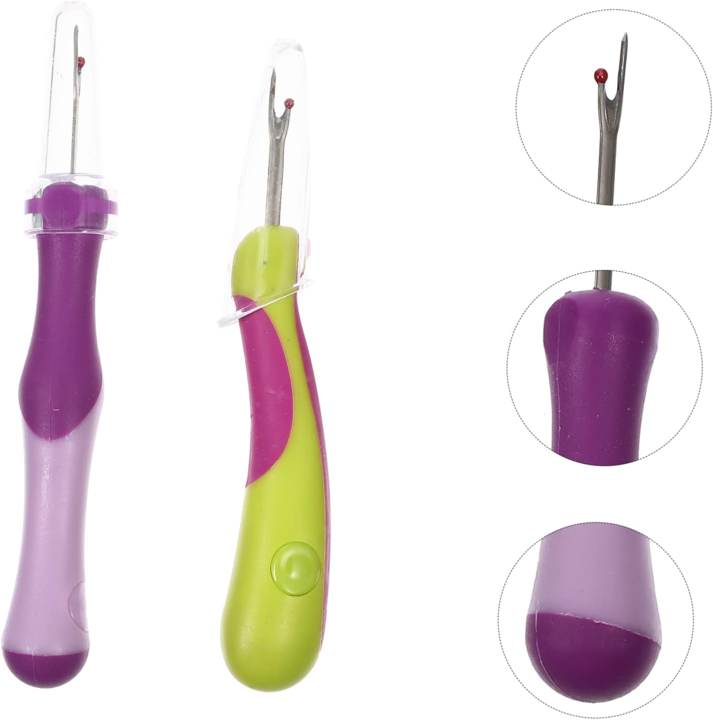 2Pcs Seam Ripper Kit Durable Thread Cutter Unpicker for Sewing Quilting and Crafting Lightweight Portable Design for Removal for Sewing